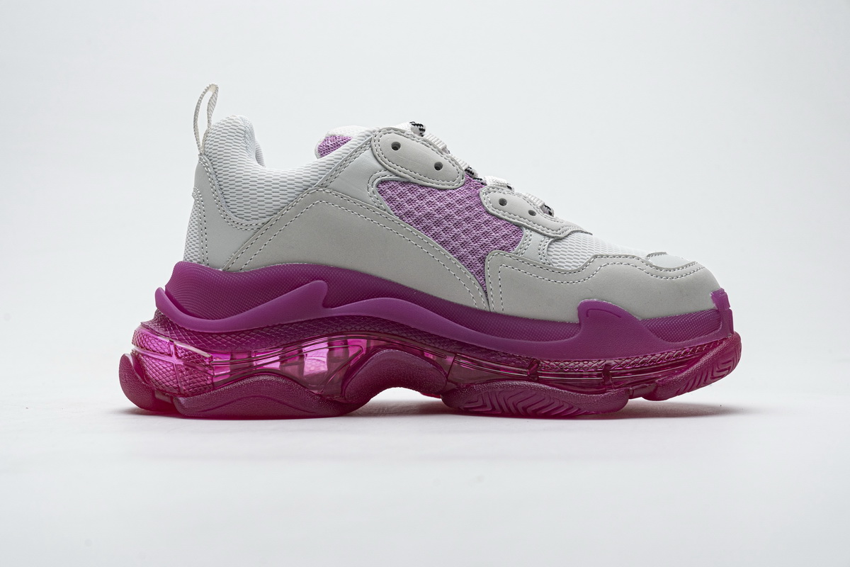 Ba***ci*ga Triple S White Pink  544351 W09O1 2281