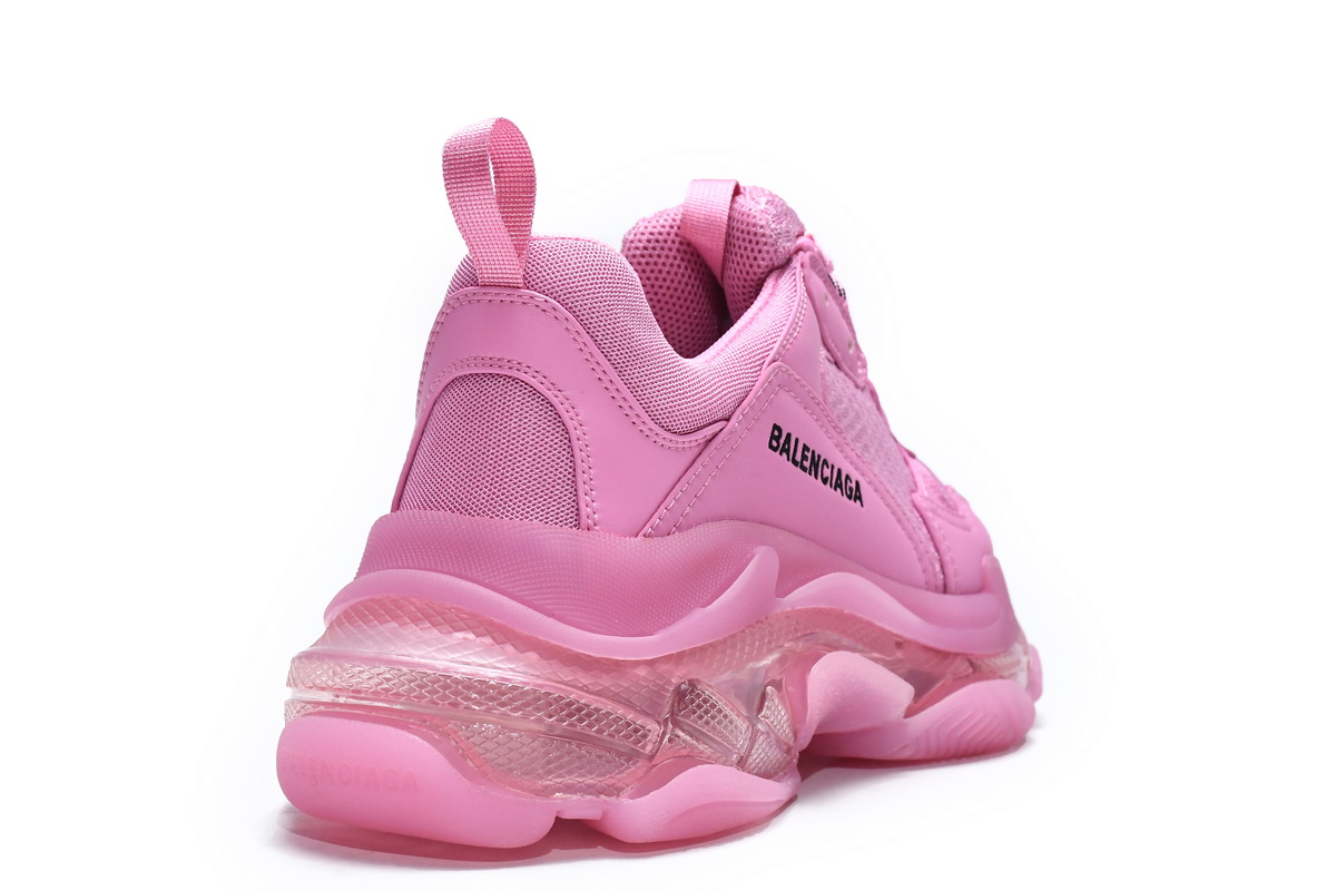 Ba***ci*ga Triple S Pink Red  544351 W2GA1 5760