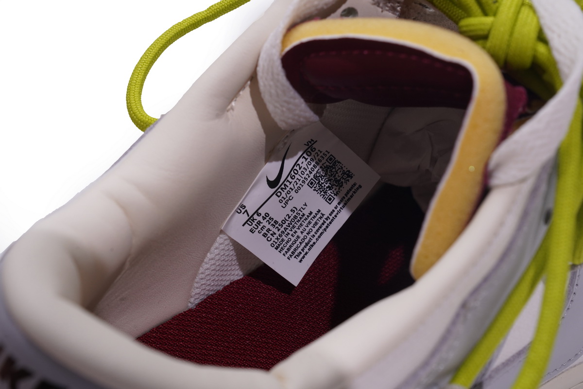 OFF WHITE x Nike Dunk SB Low The 50 NO.8   DM1602-106