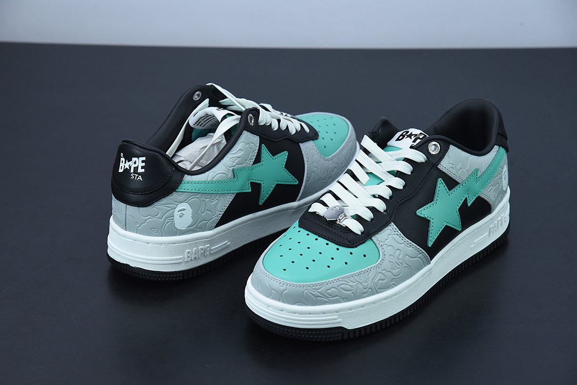 A Bathing Ape Bape Sta Low Grey Green 1H70191002