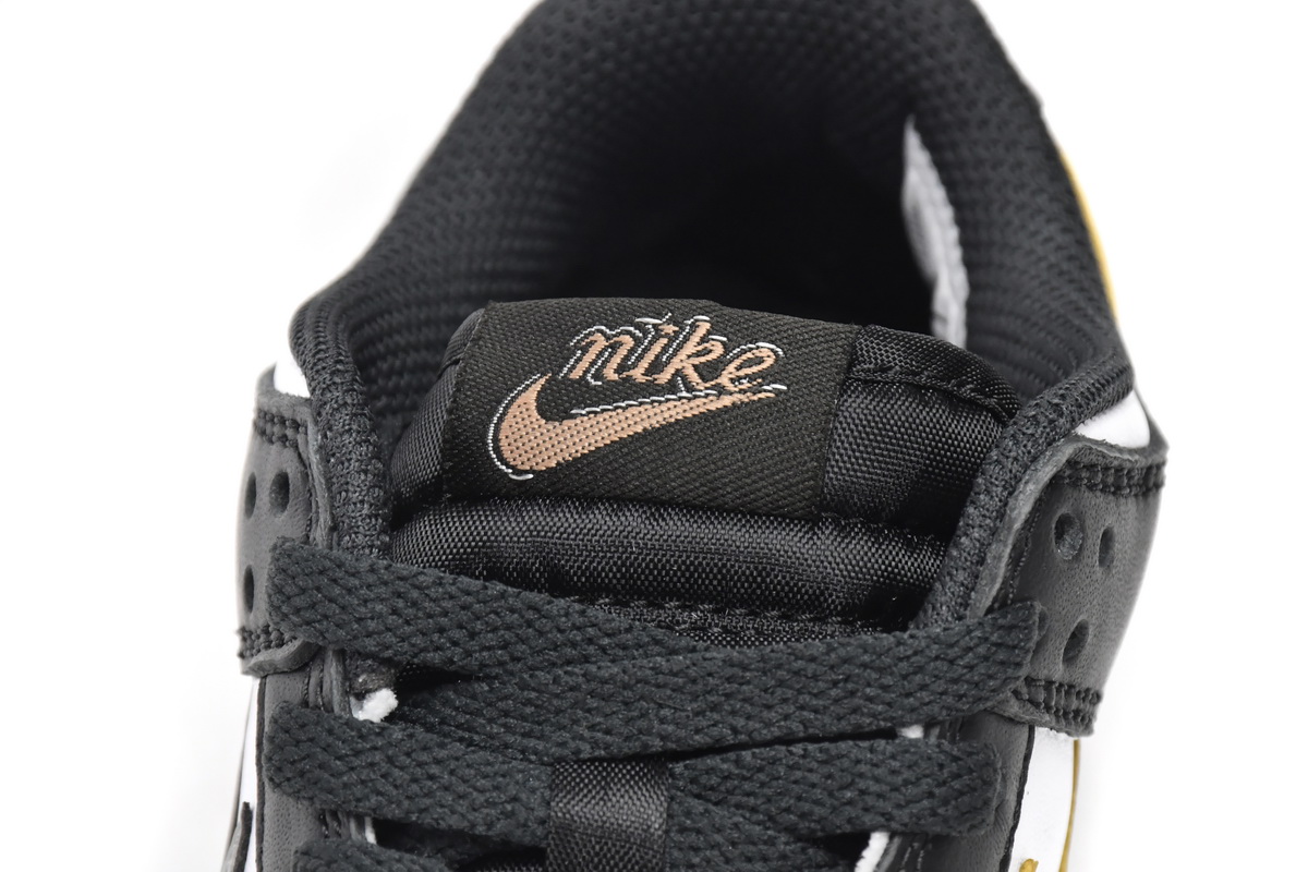 Nike Dunk Low Black White Metallic (GS) DH9764-001