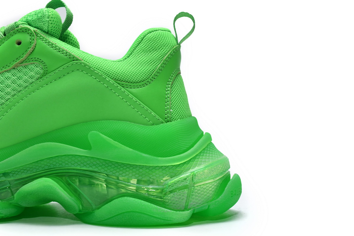 Ba***ci*ga Triple S Fluorescent Green  541624 W09OL 3801