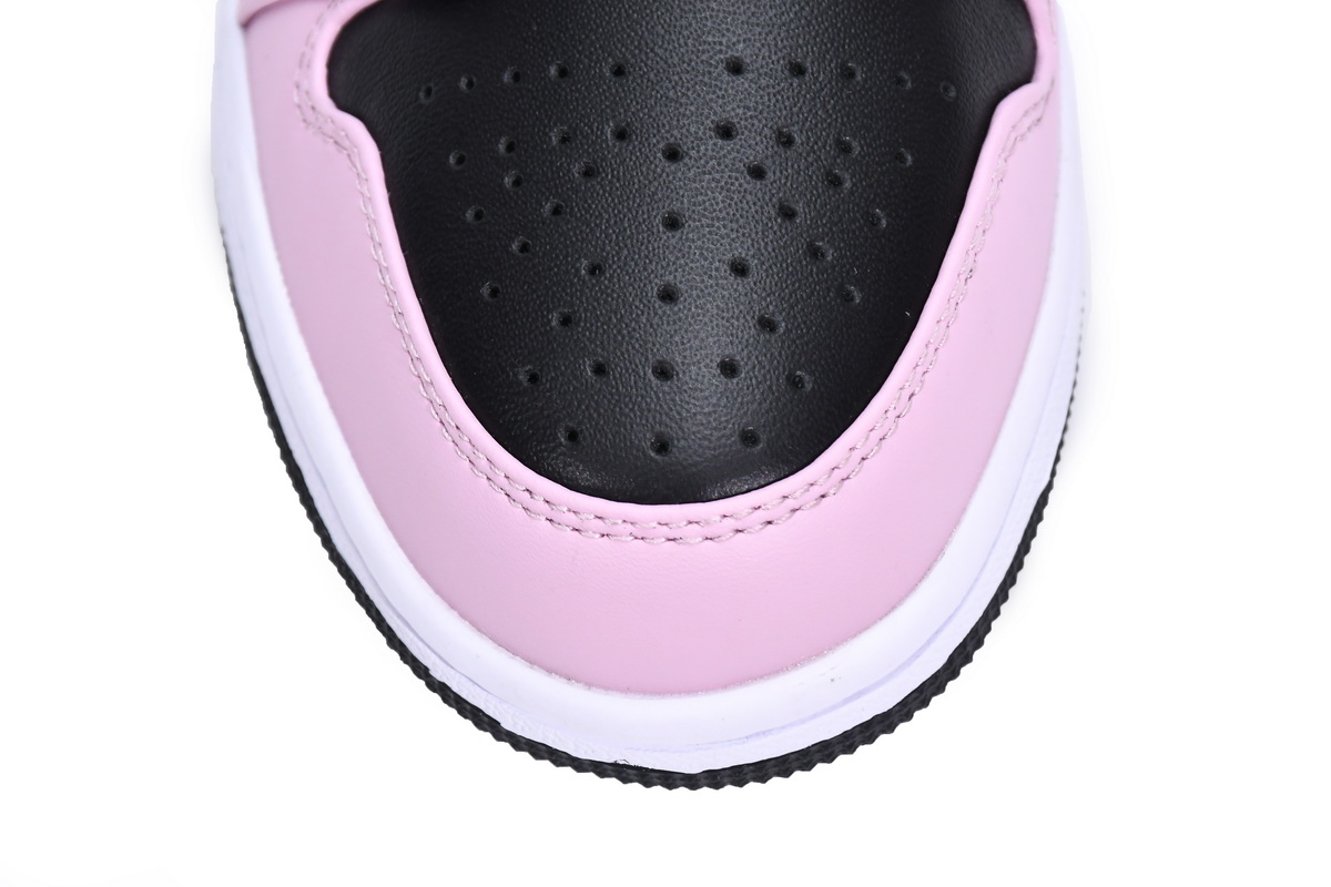 Air Jordan 1 Retro Low(GS)White Pink  554723-601