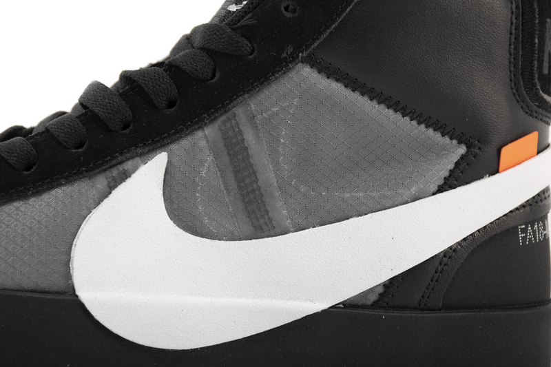 OFF WHITE X Nike Blazer Mid Black AA3832-001