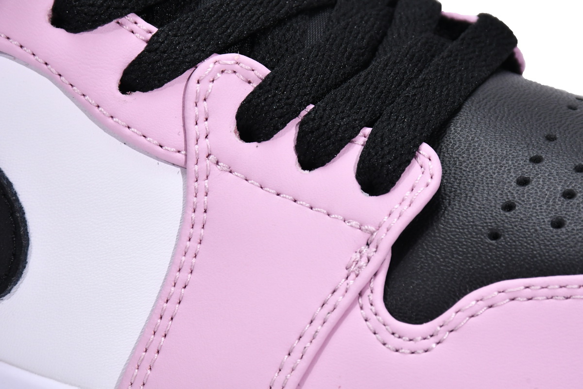 Air Jordan 1 Retro Low(GS)White Pink  554723-601