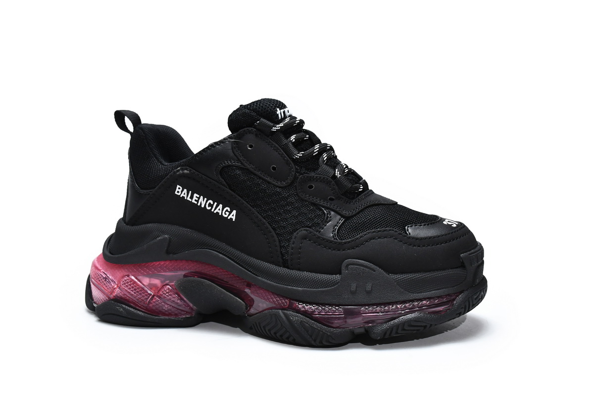Ba***ci*ga Triple S Black Claret Red  544351 W0901 9011