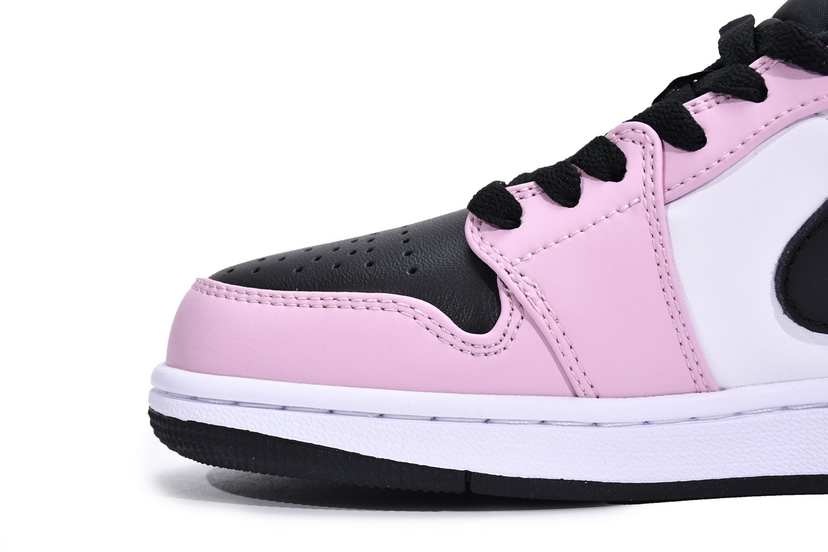 Air Jordan 1 Retro Low(GS)White Pink  554723-601
