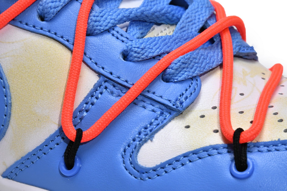 Off White x Futura x Dunk Low SB UNC  DD0856-403