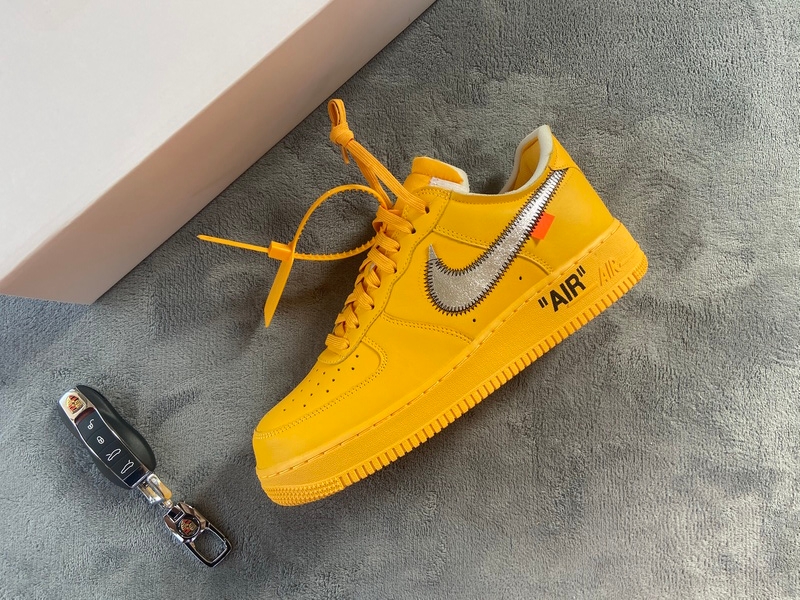 Off-White x Nike Air Force 1 Low University Gold DD1876-700