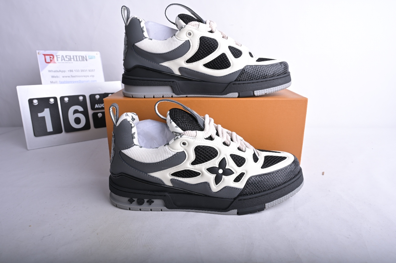 L*IS V*N Skate Sneaker Grey White 1AC52K