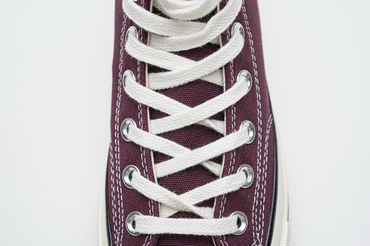Converse Chuck 70 HI Dark Burgundy Black Egret  162051C