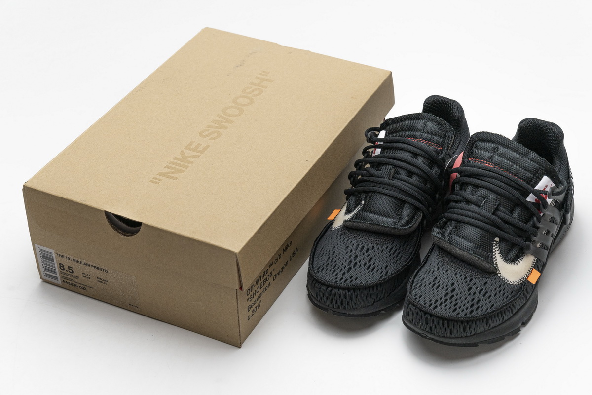 OFF-WHITE x Nike Air Presto Black AA3830-002