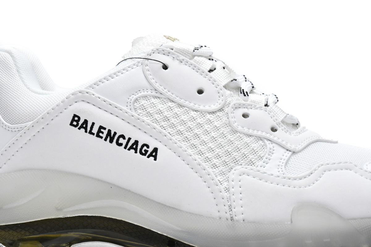 Ba***ci*ga Triple S White Carbon Ash  544351 W0901 9001