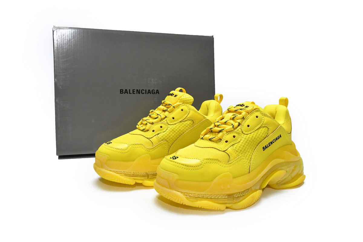 Ba***ci*ga Triple S Yellow   541624 W0901 7500