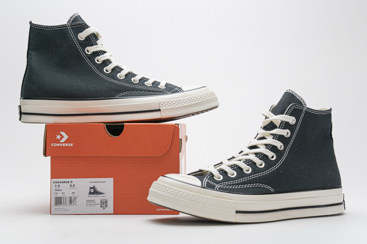 Converse Chuck 70 HI Black Egret  162050C