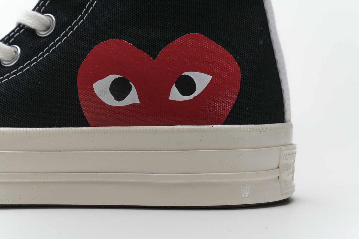 CDG Play x Converse Chuck Taylor All Star 70 High Top   150204C