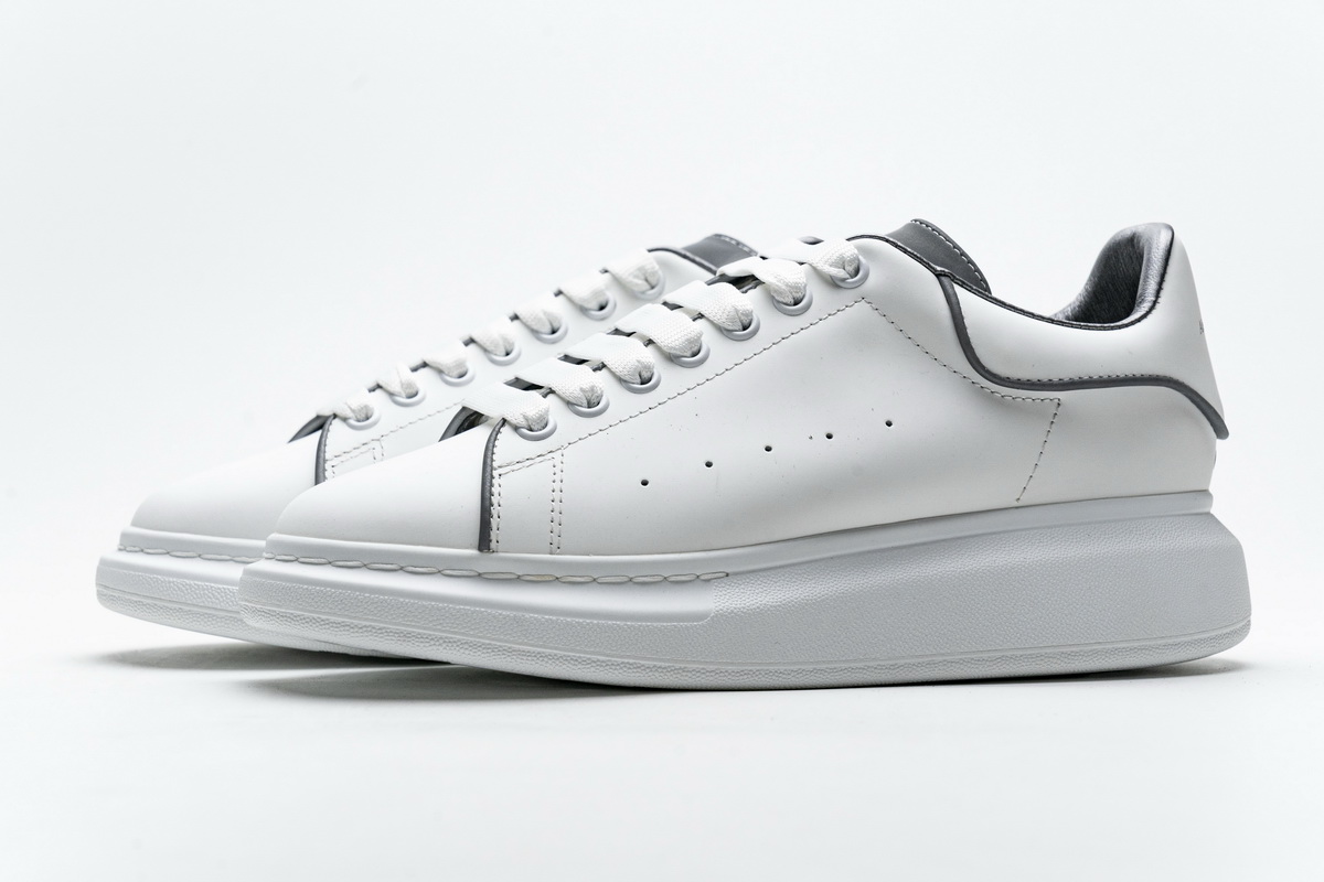 Alexander McQueen Sneaker White Grey  553770 9076
