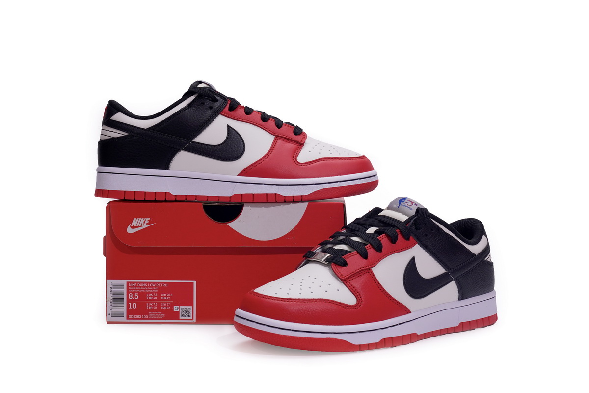 NBA x Nike Dunk Low EMB 75th Anniversary  DD3363-100