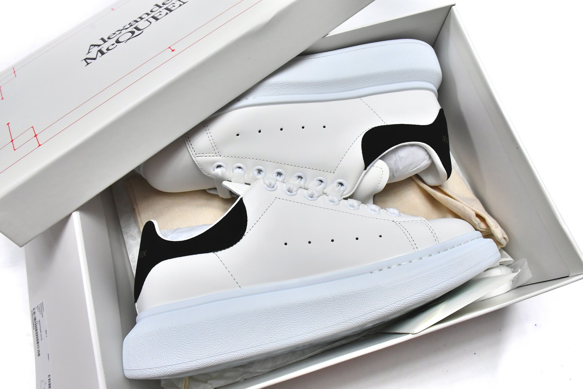 Alexander McQueen Sneaker White Black 462214 WHGP7 9001