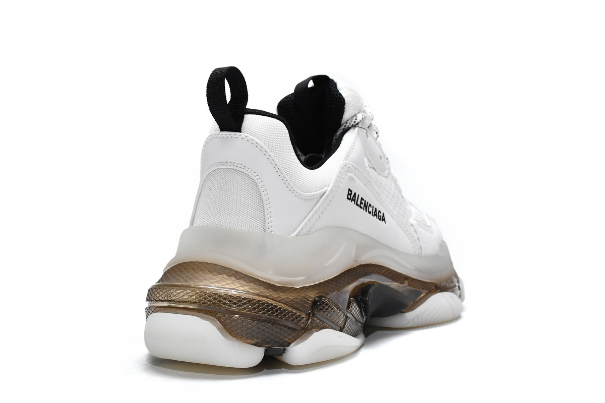 Ba***ci*ga Triple S White Black   541624 W2GS1 9012