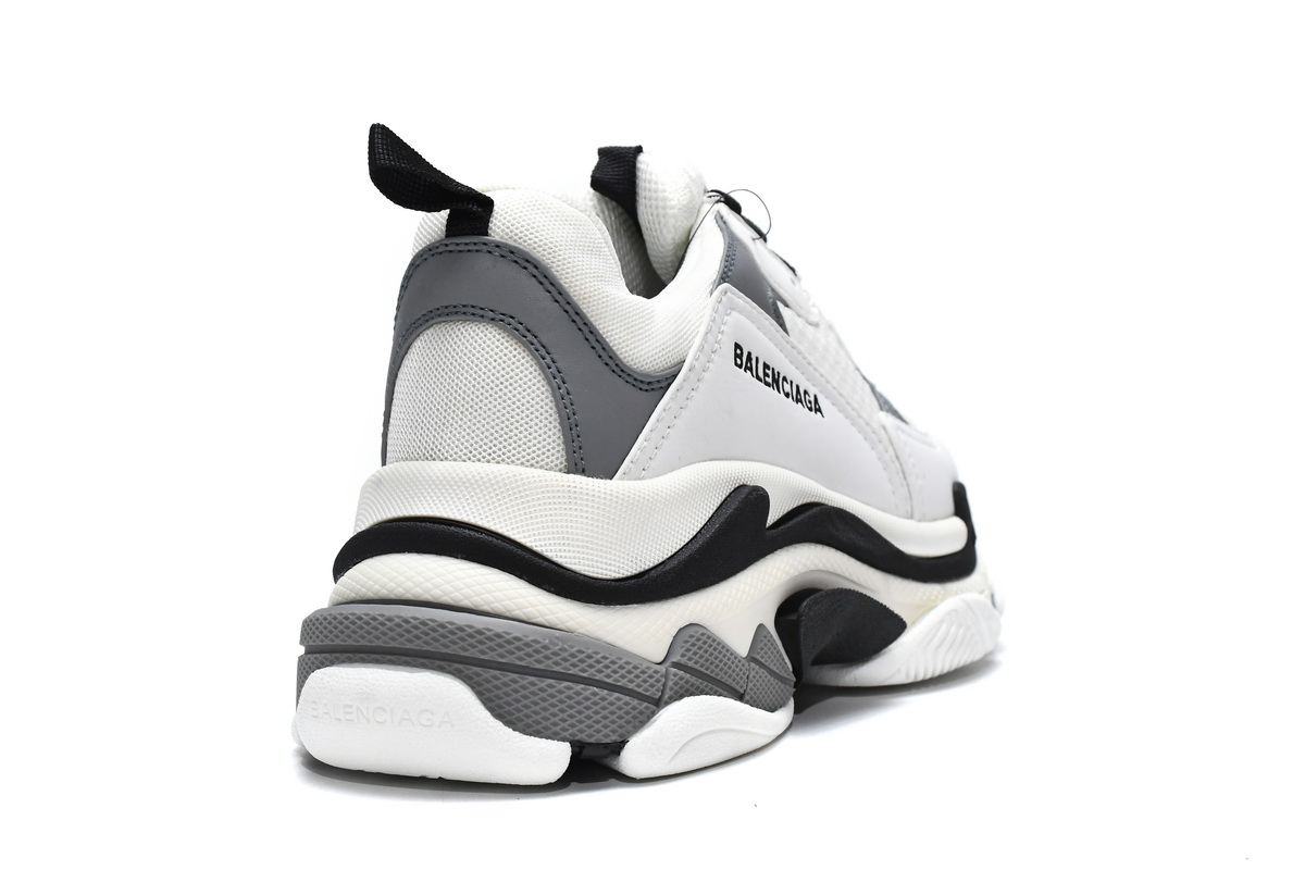 Ba***ci*ga Triple S White Grey  536737 W09O1 9089