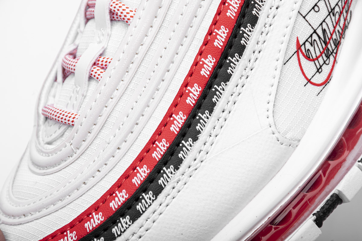 Nike Air Max 97 White University Red CK9397-100