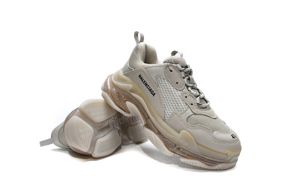 Ba***ci*ga Triple S Oatmeal  544351 W09O1 9005