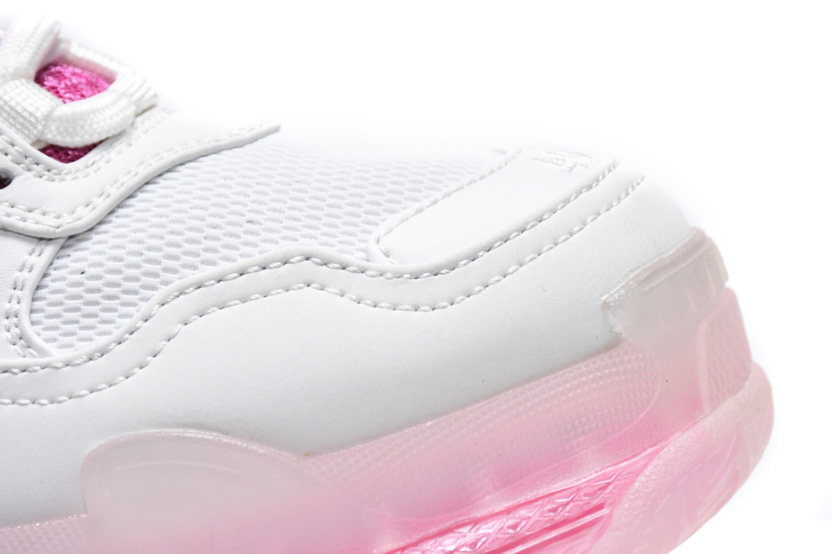 Ba***ci*ga Triple S White Peach   544351 W09ON 9028