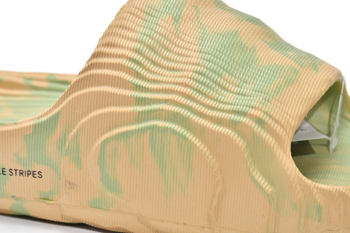 adidas originals Adilette 22 Slides Magic Lime Desert Sand  GY1597