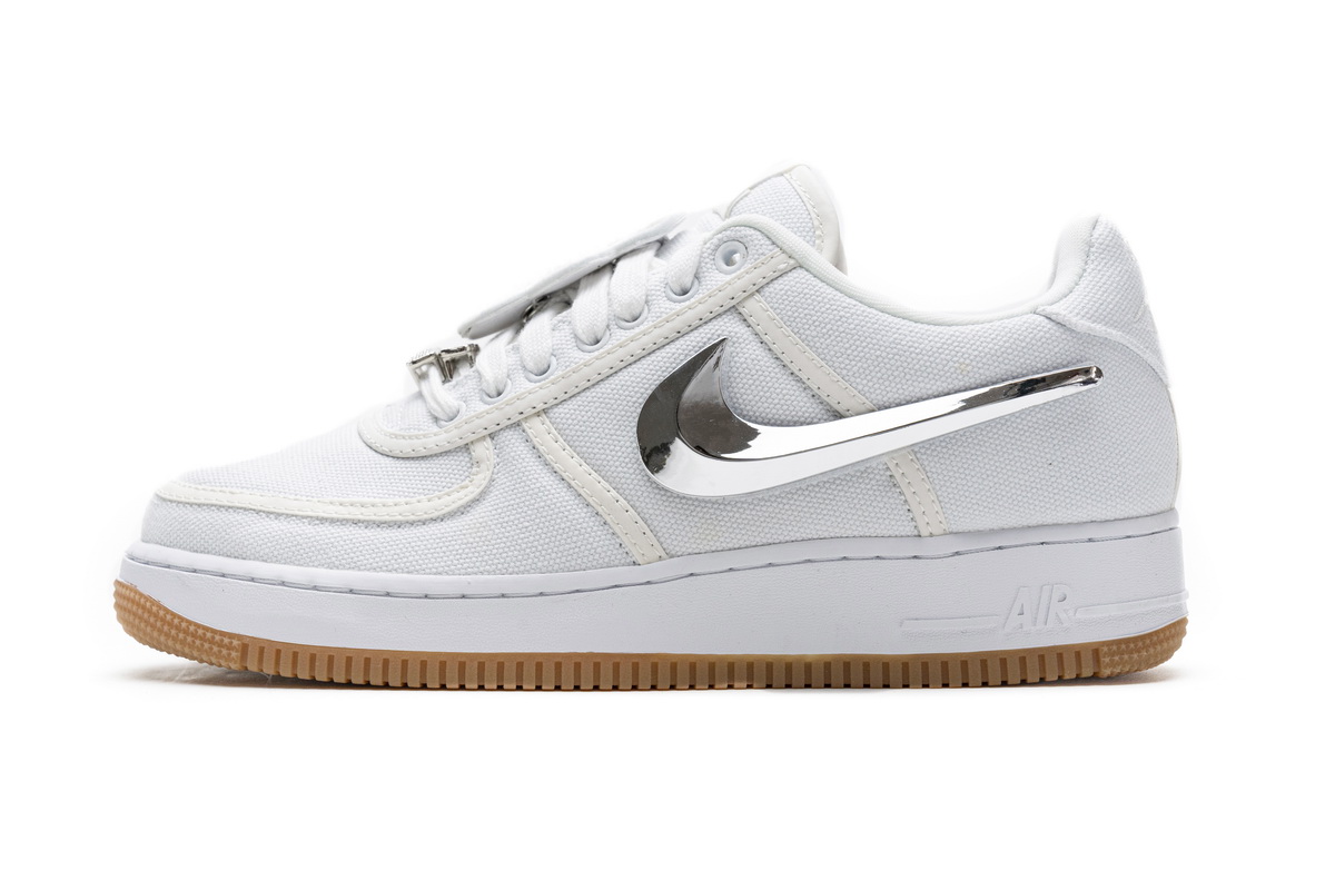 Travis Scott x Nike Air Force 1“White” AQ4211-100