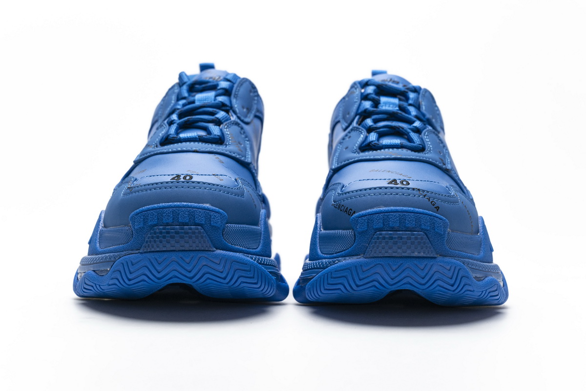 Ba***ci*ga Triple S Letter Blue  536737 W06E2 0848