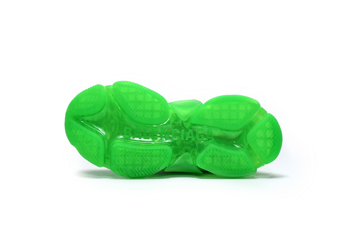 Ba***ci*ga Triple S Fluorescent Green  541624 W09OL 3801