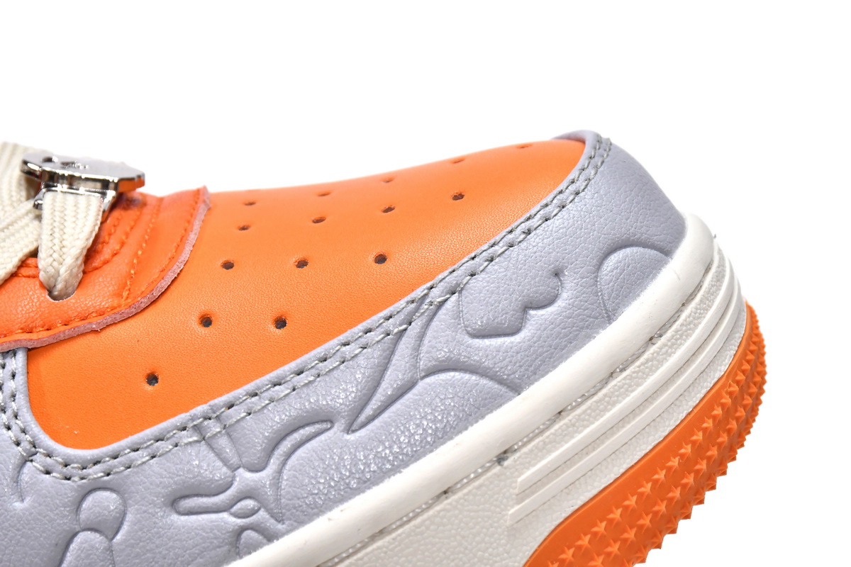 A Bathing Ape Bape Sta Low Grey Orange  1H70-291-002