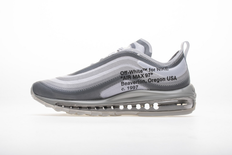 OFF WHITE X Nike Air Max 97 “Wolf Grey Menta” AJ4585-101