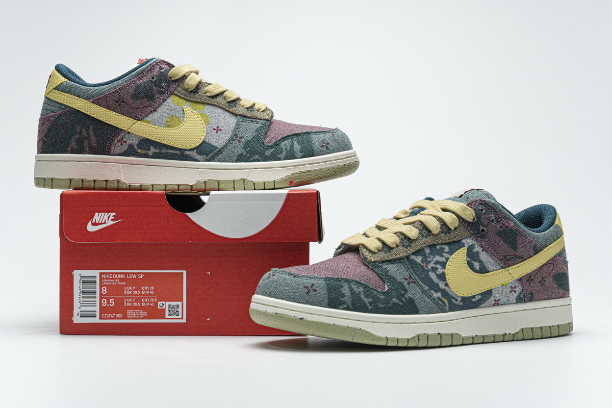 Nike Dunk Low “Lemon Wash”  CZ9747-900