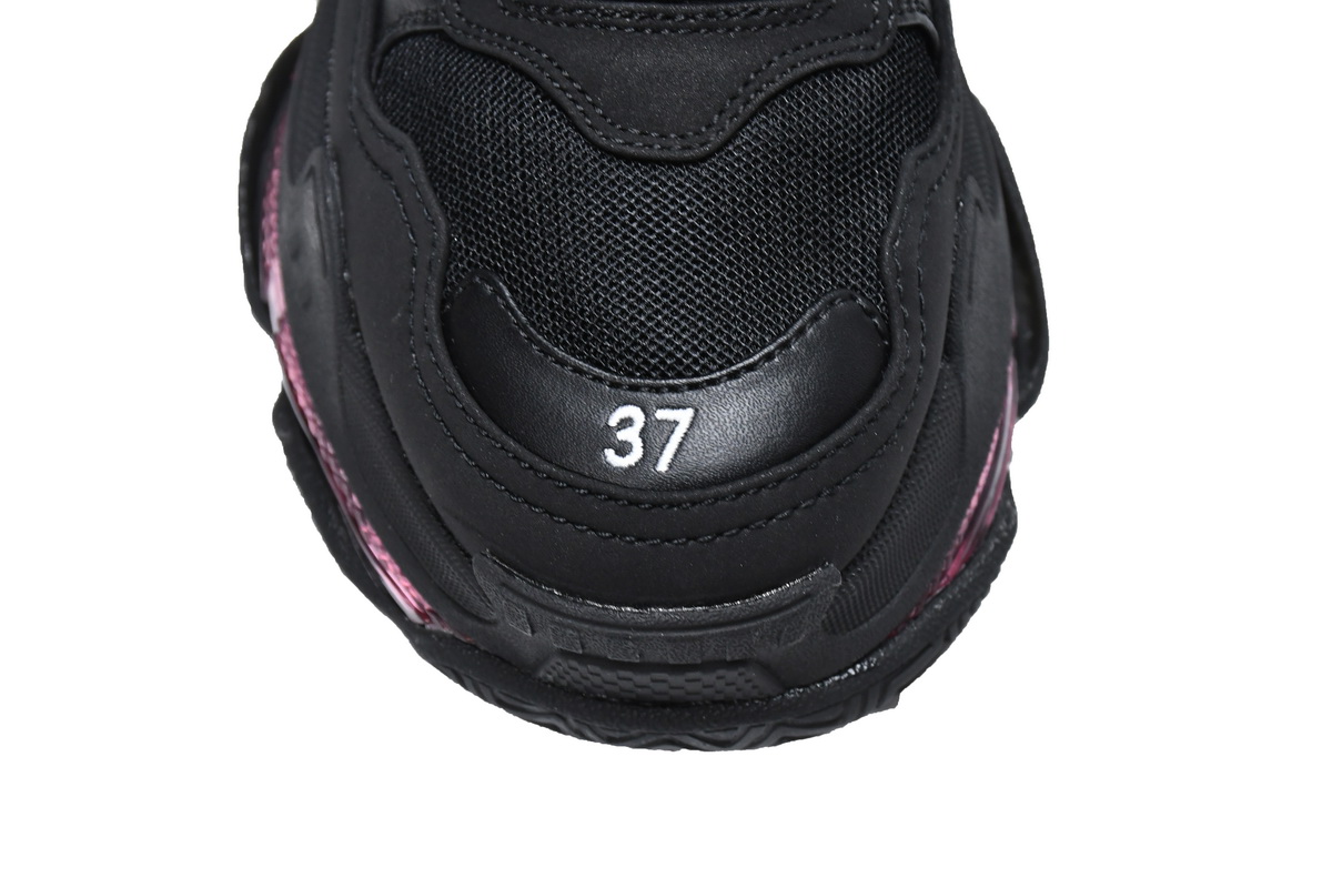 Ba***ci*ga Triple S Black Claret Red  544351 W0901 9011