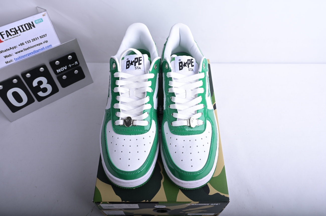 A Bathing Ape Bape Sta Low Green 1H70191001