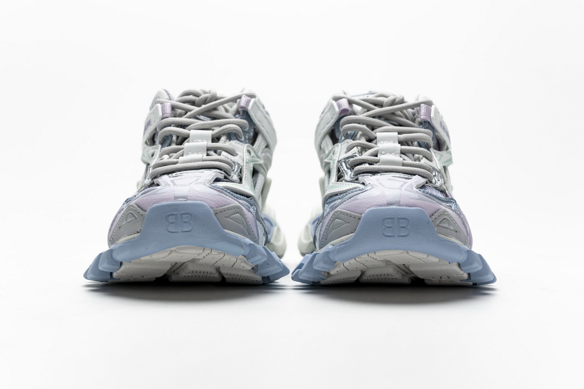 Ba***ci*ga Track 2 Sneaker White Light Blue   568615 W2GN3 9045