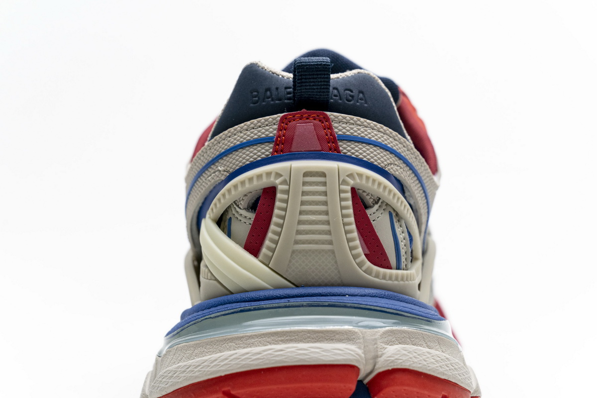 Ba***ci*ga Track 2 Sneaker Beige Blue  570391 W2GN2 8570
