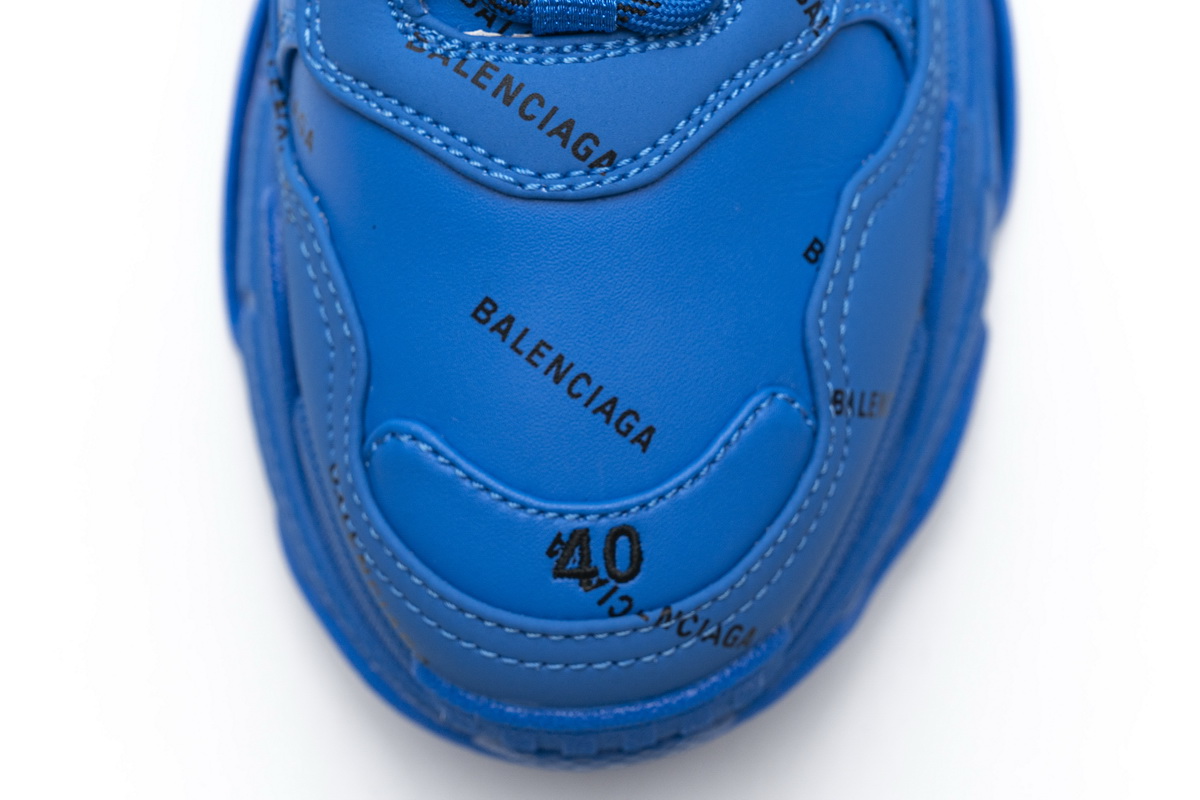 Ba***ci*ga Triple S Letter Blue  536737 W06E2 0848