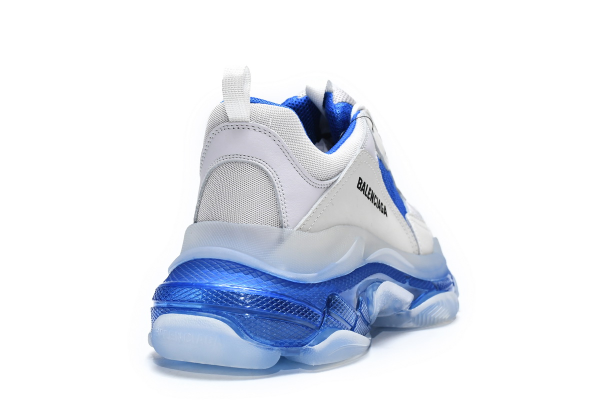 Ba***ci*ga Triple S Grey Blue  541624 W090N 9169