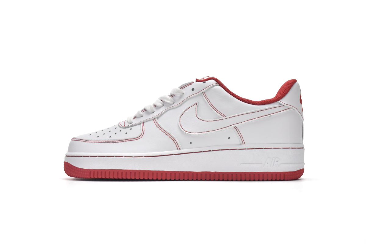 Nike Air Force 1 Low Contrast Stitch Red   CV1724-100
