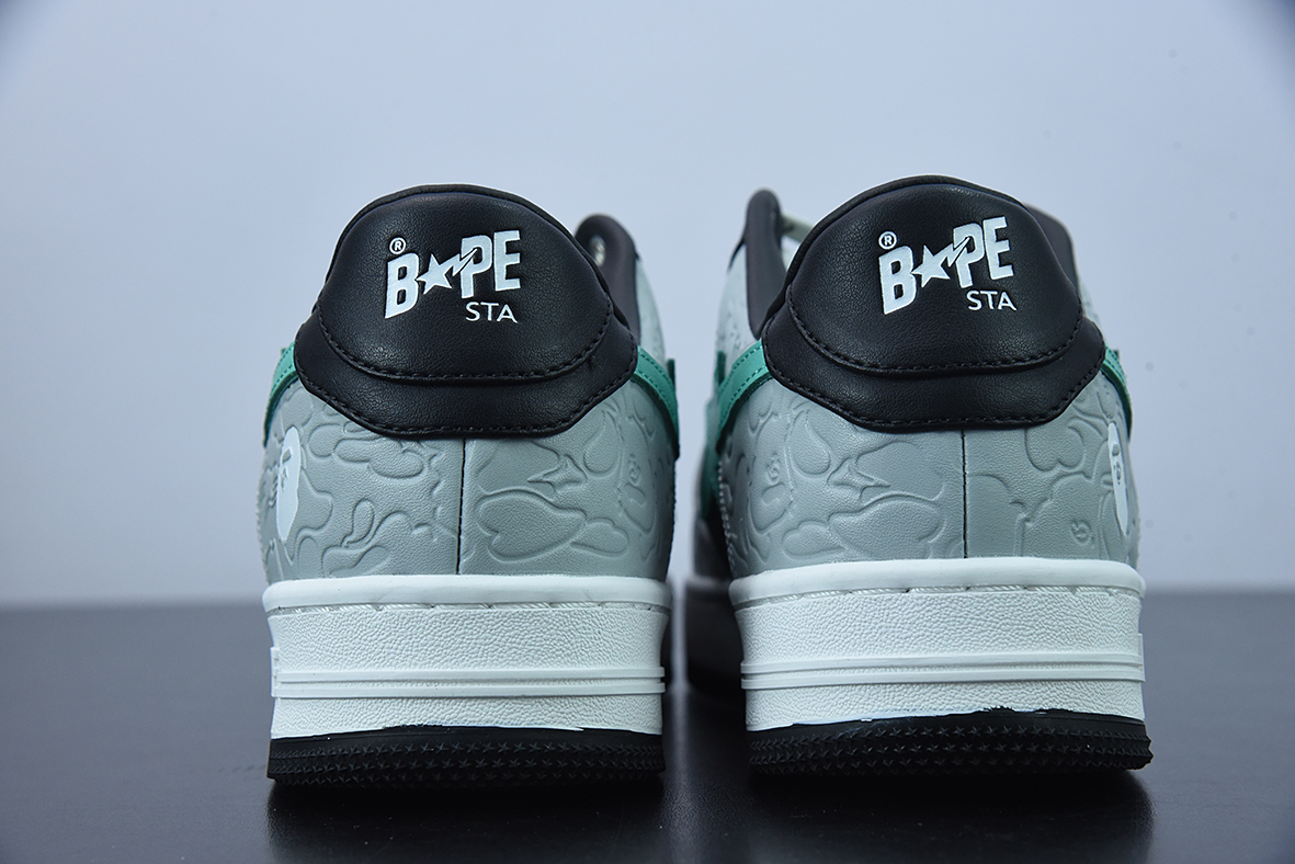 A Bathing Ape Bape Sta Low Grey Green 1H70191002
