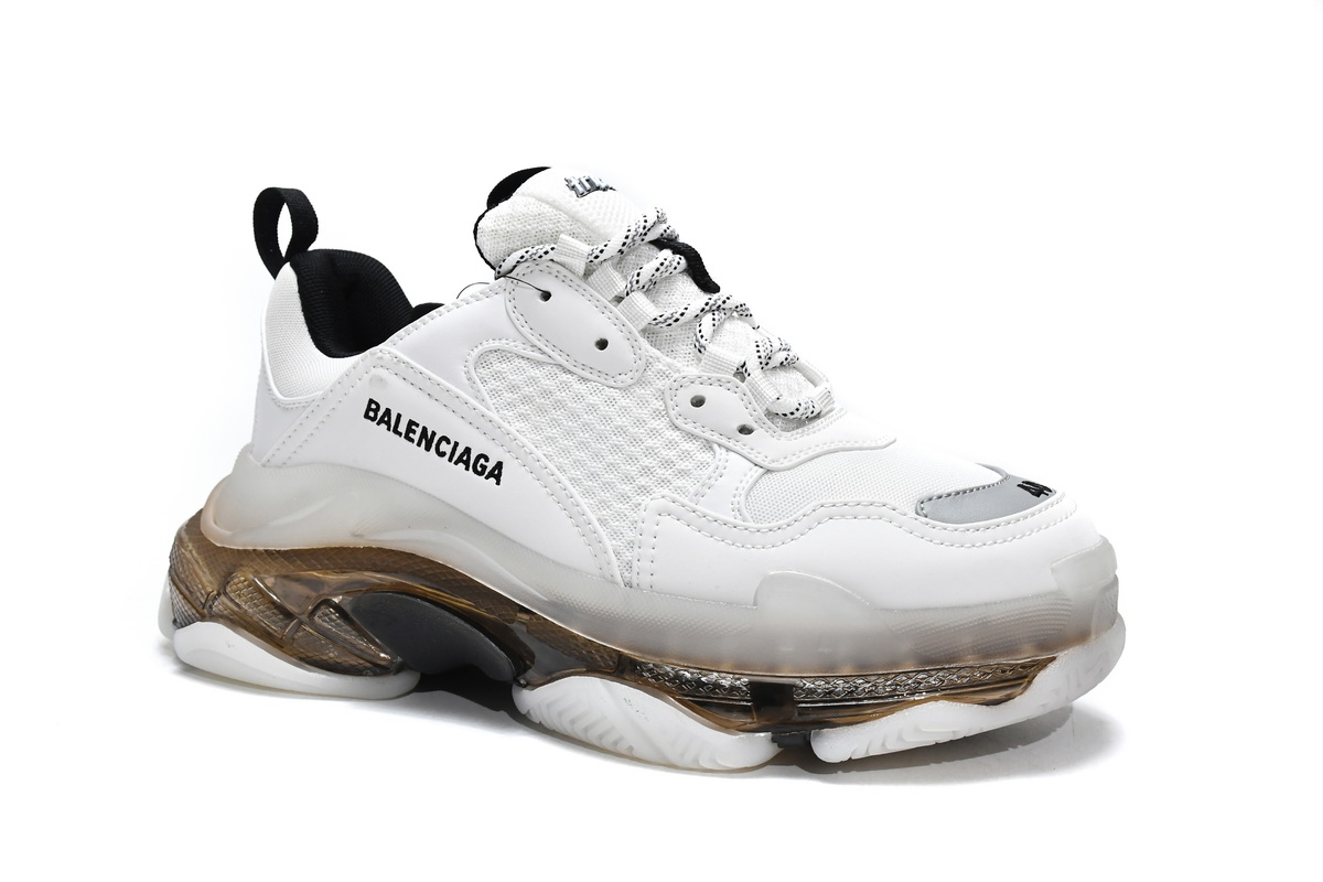 Ba***ci*ga Triple S White Black   541624 W2GS1 9012