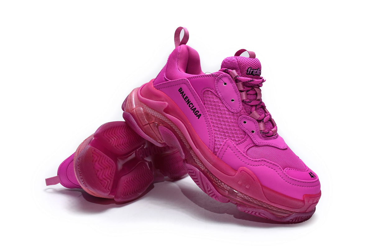 Ba***ci*ga Triple S Plum Red   541624 W2FG1 5059