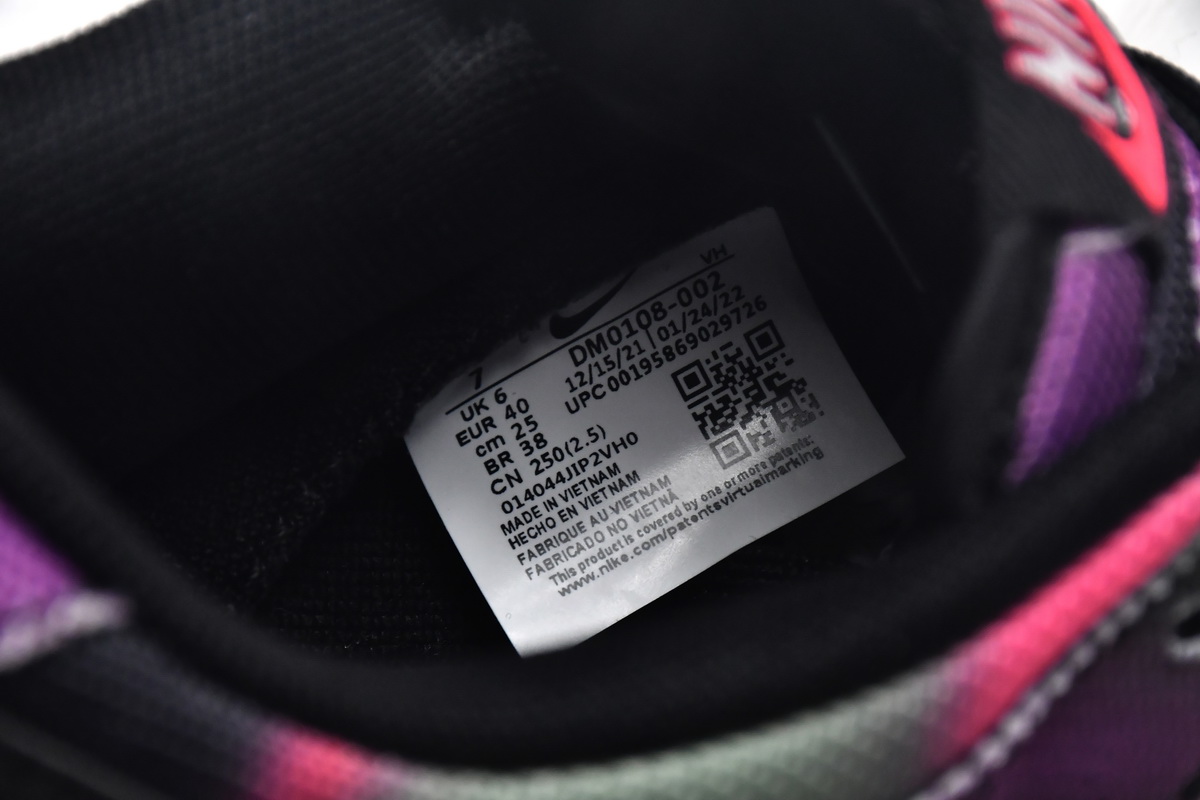 Nike Dunk Low Graffiti Purple DM0108-002