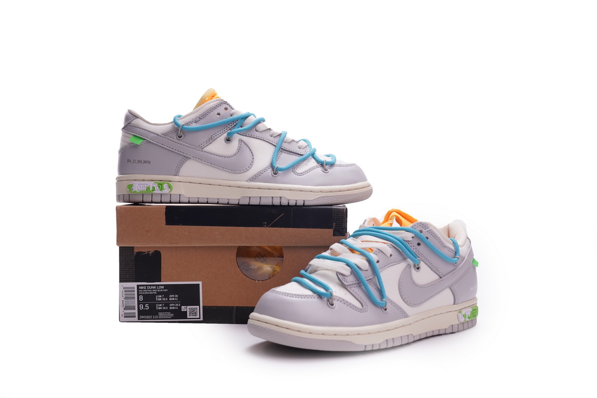 OFF WHITE x Nike Dunk SB Low The 50 NO.2   DM1602-115