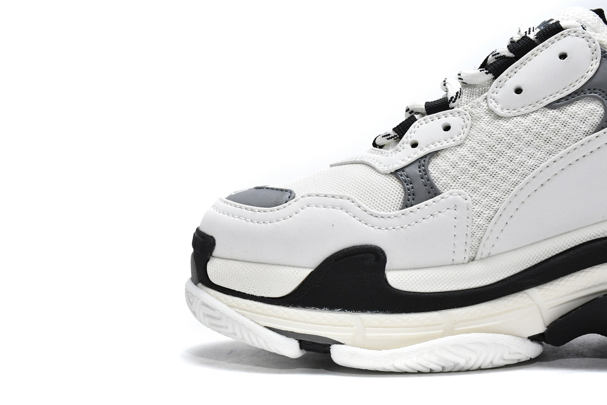 Ba***ci*ga Triple S White Grey  536737 W09O1 9089