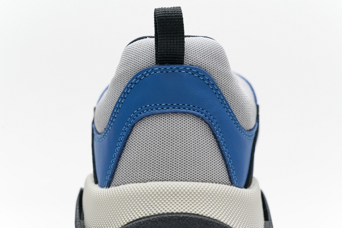 Ba***ci*ga Triple S Black Grey Blue  541624 W06E2 7080