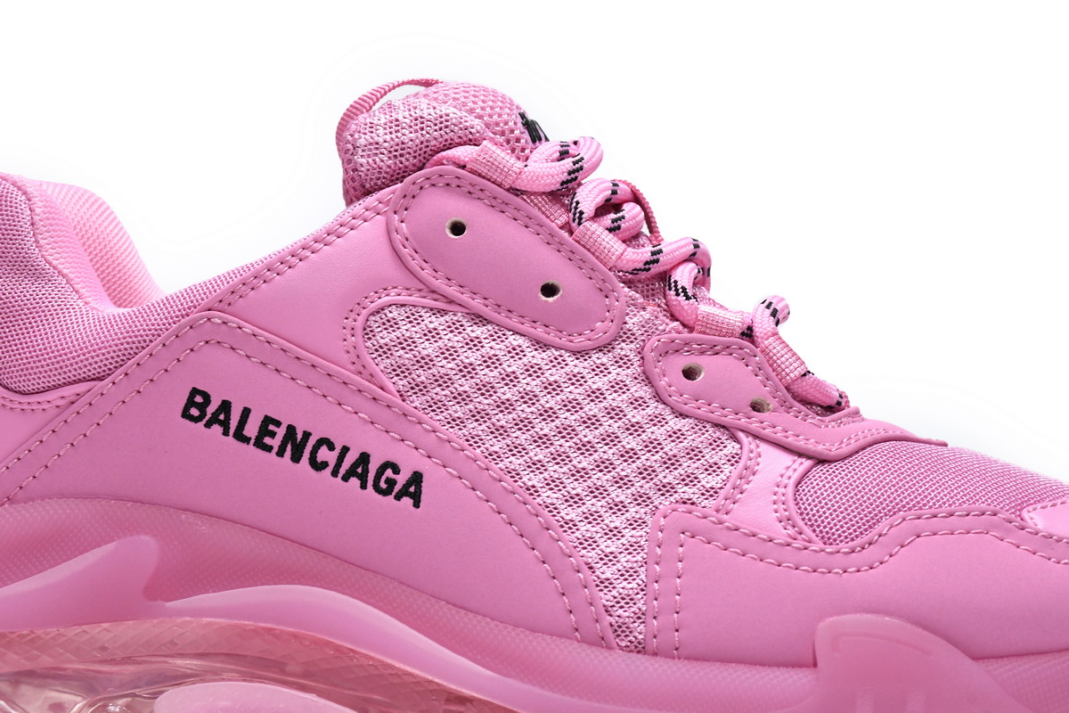 Ba***ci*ga Triple S Pink Red  544351 W2GA1 5760